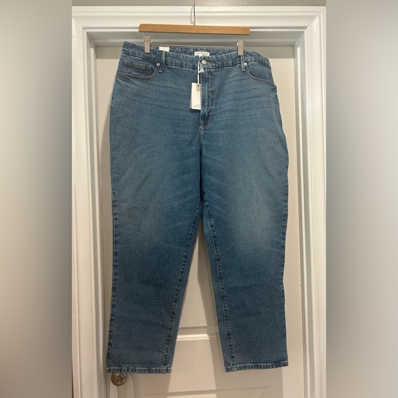 Good American (Good Vintage) Women's Blue Straight Leg Jeans - Picture 2 of 7